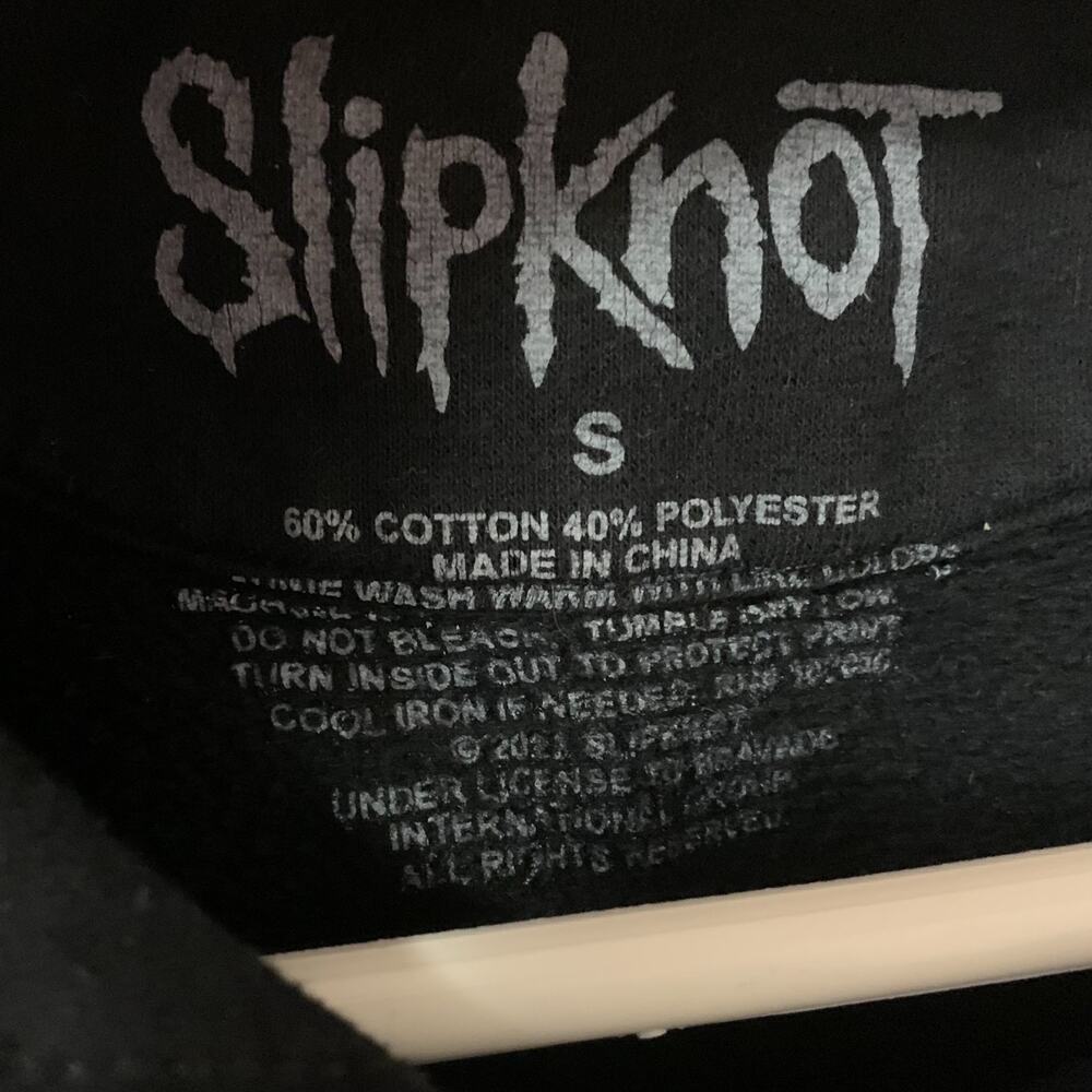 Slipknot Men's Graphic Hoodie Size S The End So Far Concert Tour Merch Black - Picture 5 of 5